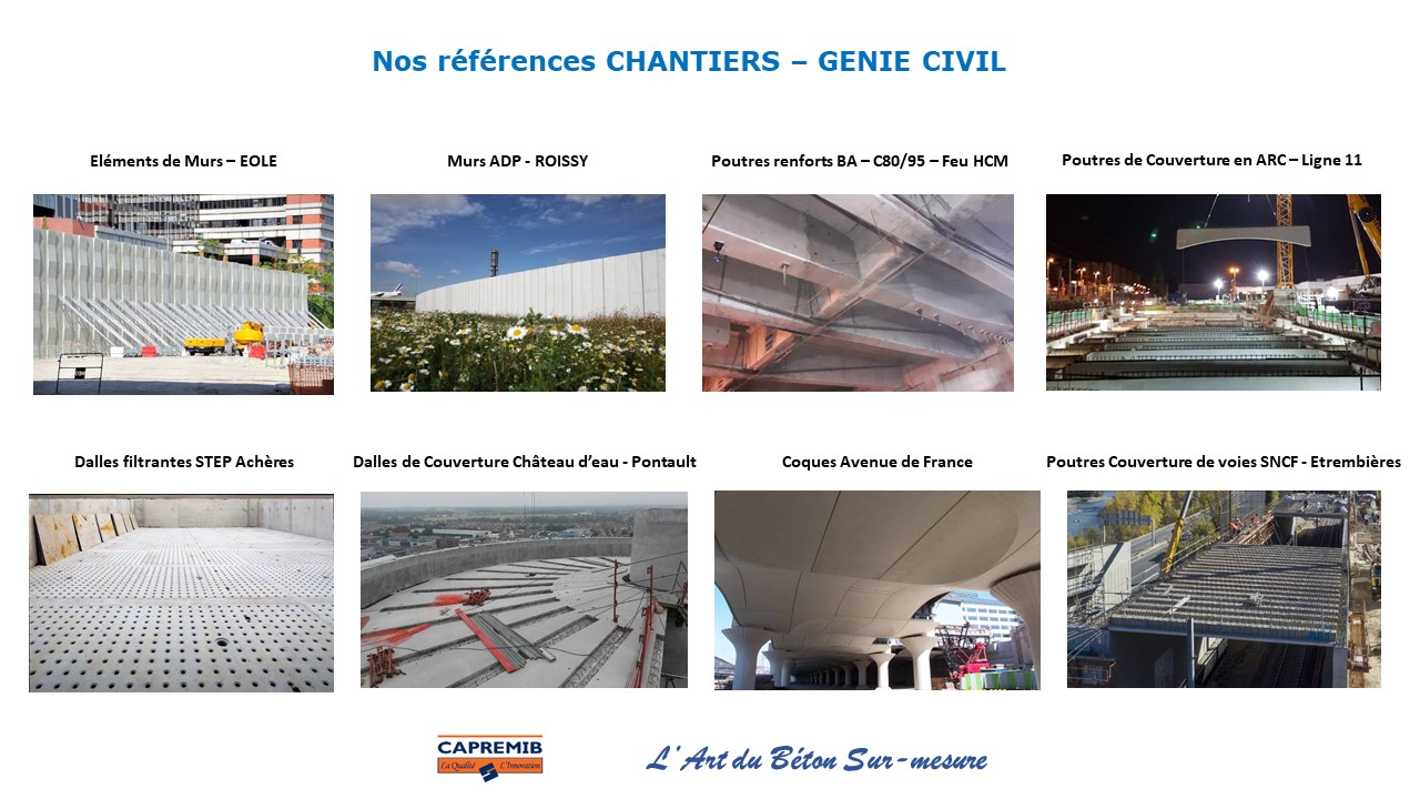 références chantiersGénie Civil