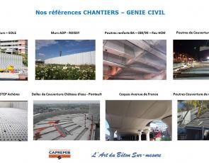 Références chantiers Génie Civil